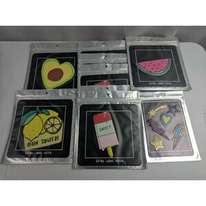 Lot of 5 designer Puffy Stickers for bags and cloths‎ twelveNYC Celebrate Shop